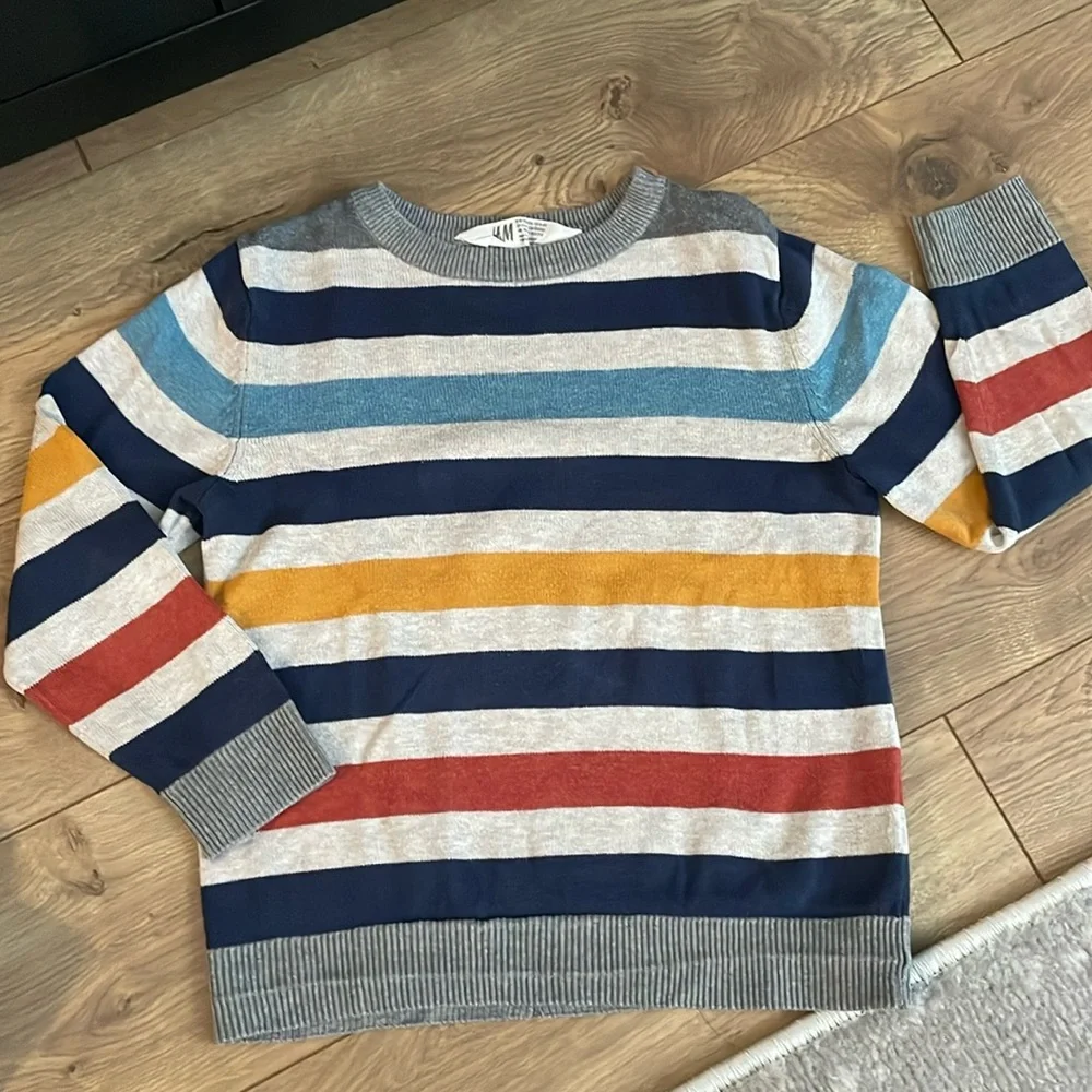H&M kids striped sweater - Picture 1 of 9